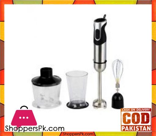 Jack Pot JP-903 Blender with Chopper and Egg Beater - Purple and Silver (Brand Warranty) - Karachi Only