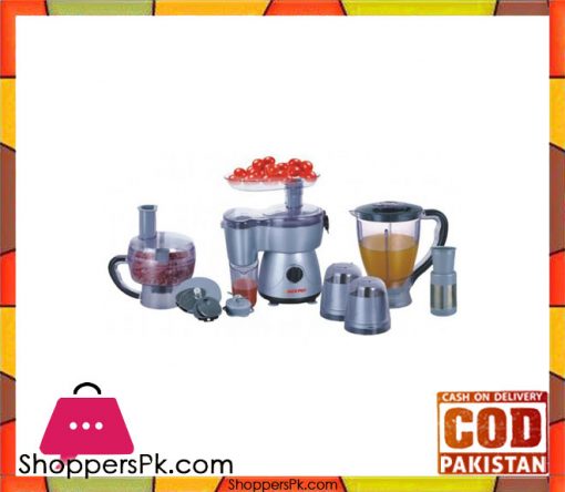 Jack Pot Food Processor - 9 in 1 - Silver JP-990 - Karachi Only