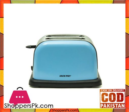 Jack Pot JP-862 C -2 Slice Toaster - Blue - (Brand Warranty) - Karachi Only