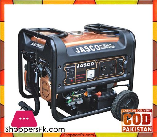 JASCO Self Start Petrol Generator 2.2 KW - J3500 - Golden - Karachi Only