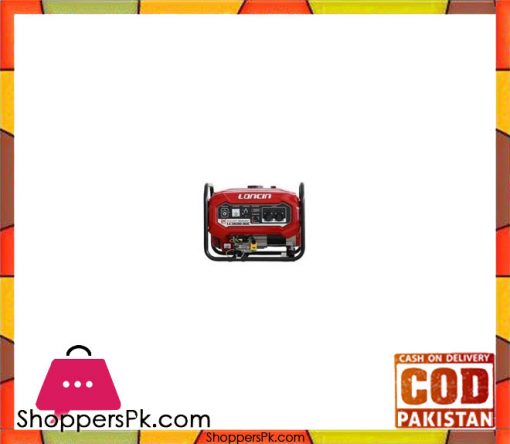 Loncin  LC3600DDC - Petrol & Gas Generator - 2.5 KW - Red - Karachi Only