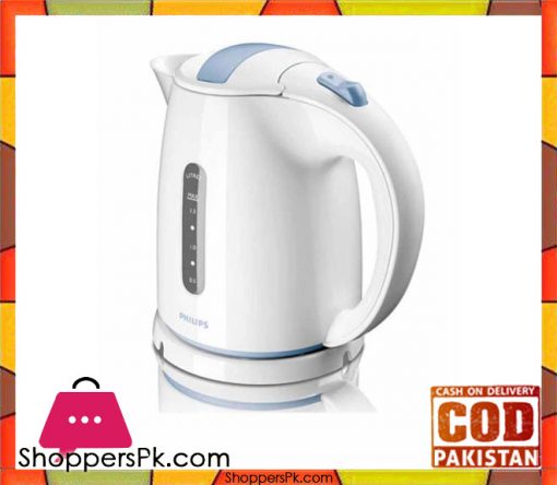 Philips HD4646/70 - 1.5L - 2400W Daily Collection Kettle - White & Blue - Karachi Only