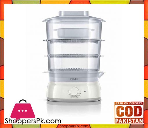 Philips Daily Collection Steamer - HD9125/00 - 9 L - White - Karachi Only