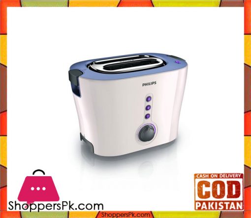 Philips Viva Collection - HD2630/40 - Toaster - 2 Slot 3 Function - Bun Warmer - 850-1000 W - Karachi Only