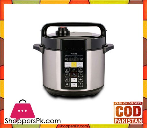 Philips HD2136/65 - Pressure Cooker - Black & Silver - Karachi Only