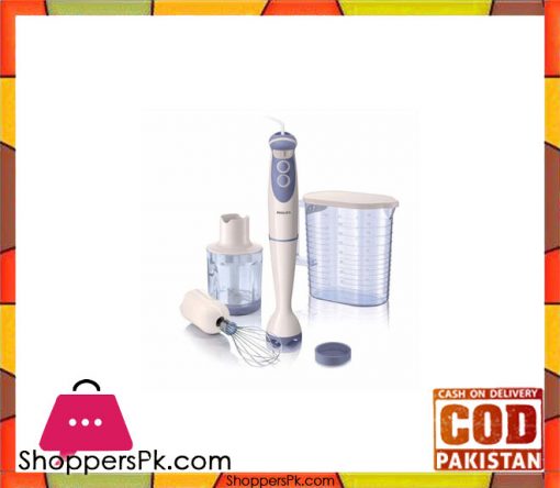 Philips HR1613 - Viva Collection Hand Blender - 650W - White (Brand Warranty) - Karachi Only