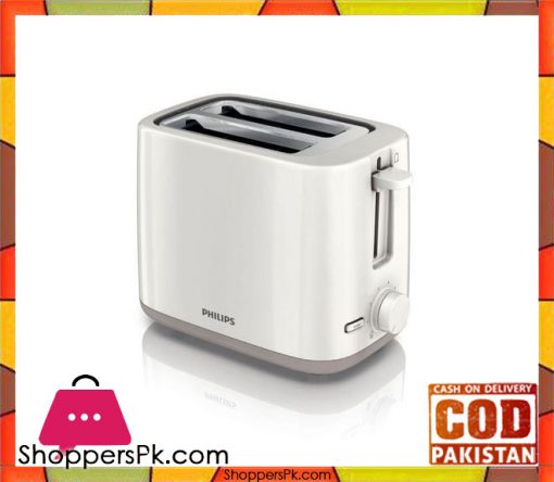 Philips Toaster - HD2595 - White - Karachi Only