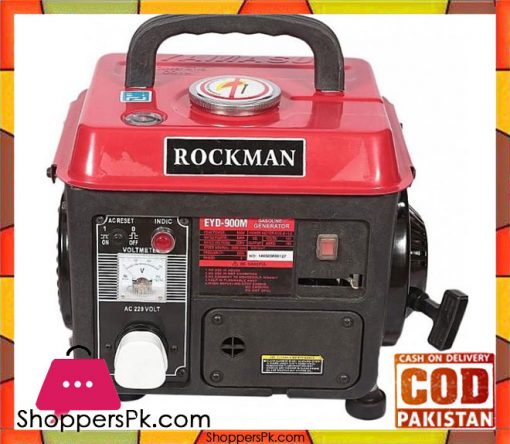 Rockman  2 stroke Generator (Heavy Duty) - Red and Black - Karachi Only