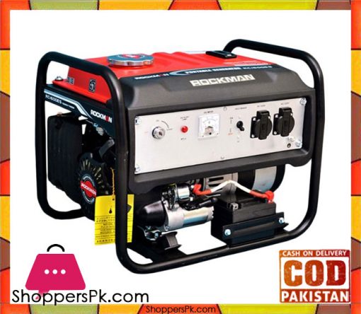 Rockman  RC1600ES - 1.5 kVa Generator - Black & Red - Karachi Only