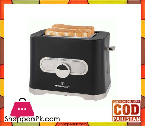 Westpoint WF-2553 - 2 Slice Toaster - Black - Karachi Only