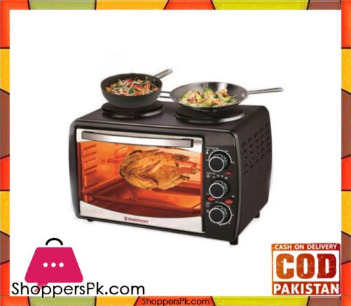 Westpoint WF-3000RKH - Deluxe Grilling Oven Toaster - Black - Karachi Only