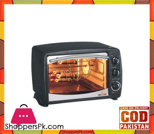 Westpoint WF-2310 - Oven Toaster, Rotisserie & Bar B Q - Black - Karachi Only