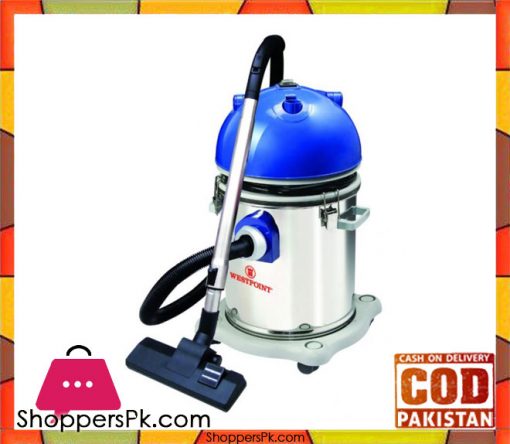Westpoint WF-3669 - Deluxe Vacuum Cleaner Wet, Dry & Blower Function - Blue & Silver - 1500Watts - Karachi Only