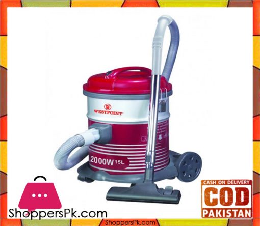 Westpoint WF-103 - Deluxe Vacuum Cleaner with Blower Function - Red & Grey - 1500Watts - Karachi Only