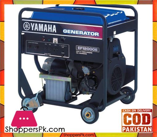 Yamaha  Petrol Generator 10 KVA - Made in Japan - EF12000E - Blue - Karachi Only