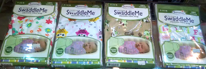 0-3 Months Baby 100% Cotton Summer Swaddleme Adjustable Infant Wrap
