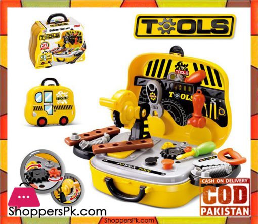 31 Pcs Deluxe Kids Tool Set in Pakistan - 008-916A