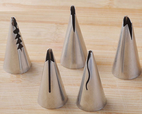 5 Pcs Barbie Skirt Dress Nozzles Set With Coupler