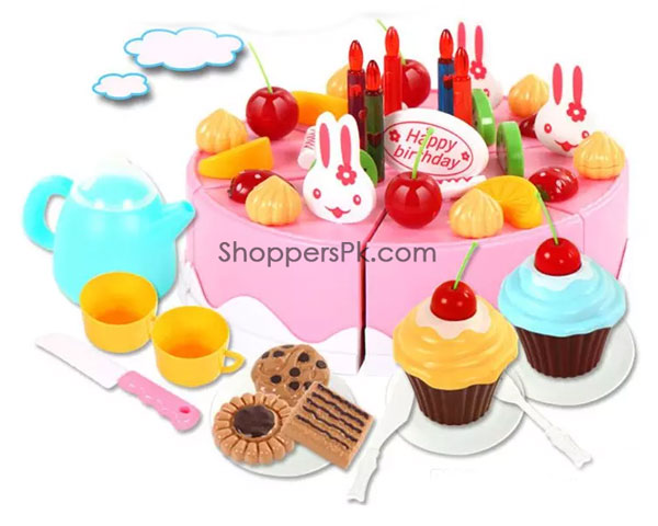 56 Pc Children'S Play Cake Trolley 889-15A