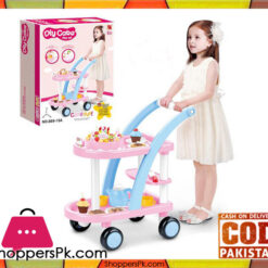56 Pc Children's Play Cake Trolley 889-15A