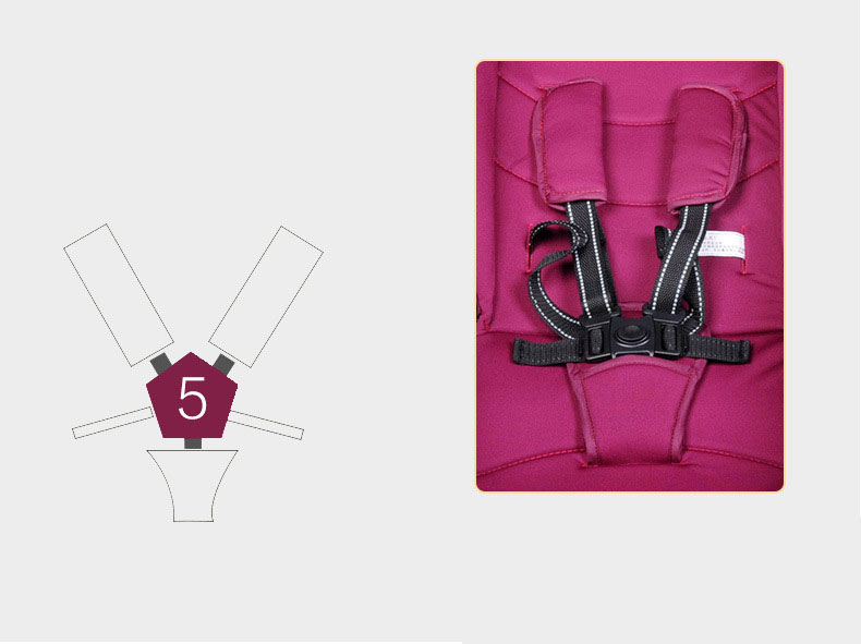 Baby High-Quality Stroller Two-Way Four-Wheeled Folding Baby Carriage