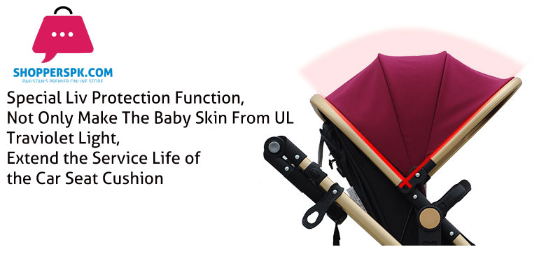 Baby High-Quality Stroller Two-Way Four-Wheeled Folding Baby Carriage