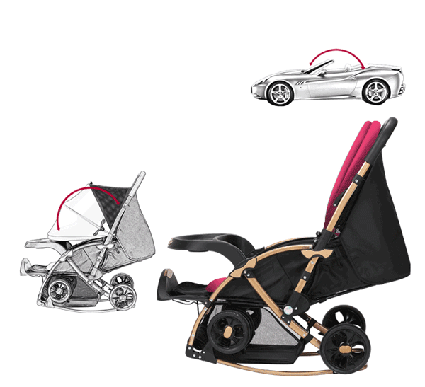 High Quality Baby Stroller With Rocking C-3