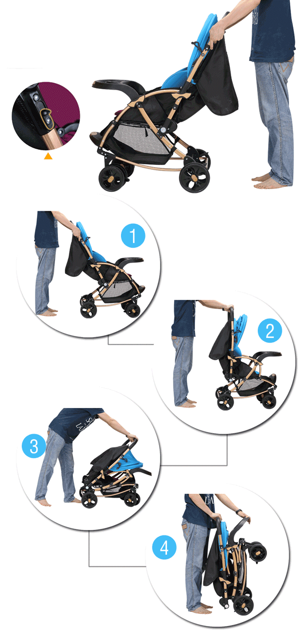 High Quality Baby Stroller With Rocking C-3