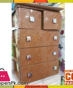High Quality Fiber Plastic Storage Drawers 3+2
