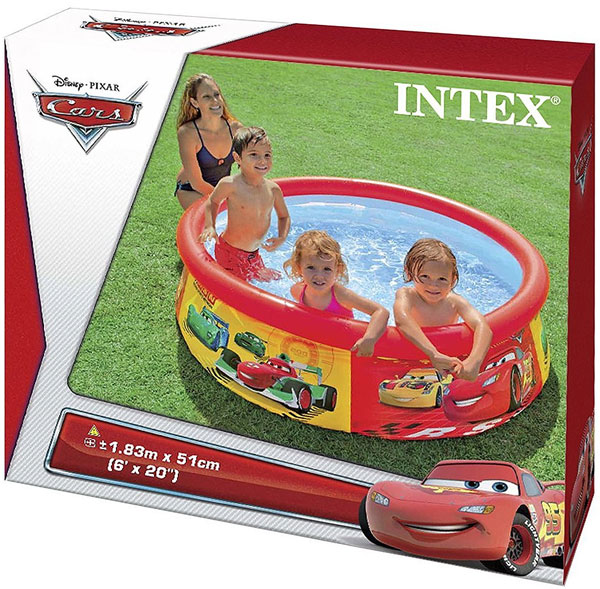 Intex Inflatable Pool Easy Set Pool The Cars Design - 28103