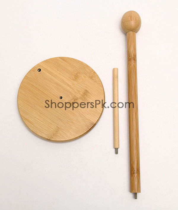 Vertical Bamboo Wood Tissue Holder