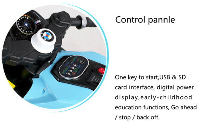 Kids Electric Motorcycle Three Wheel K-1300