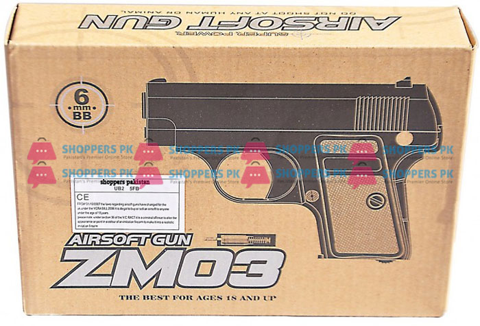 Airsoft Spring Hand Gun Zm03