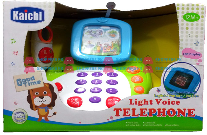 Baby Toy Telephone Receiver with Lights and Sounds