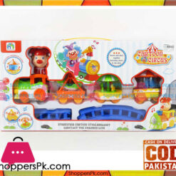 Battery Operated Cartoon Circus Toy Track Set