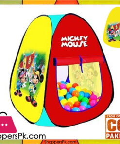 Disnip Mickey Mouse Tent With 50 Soft Balls
