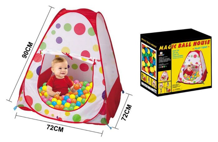 Magic Ball Tent House With 100 Balls 96988