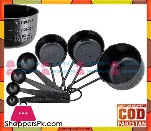 Prestige Measuring Spoons Cups Steel Black 50179