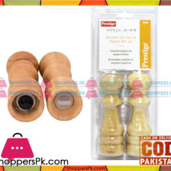 Prestige Wooden Salt Shaker & Pepper Mill Set 15 CM 42408