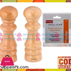 Prestige Wooden Salt Shaker & Pepper Mill Set 15 CM 42408
