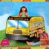 School Bus Pop Up Play Tent House