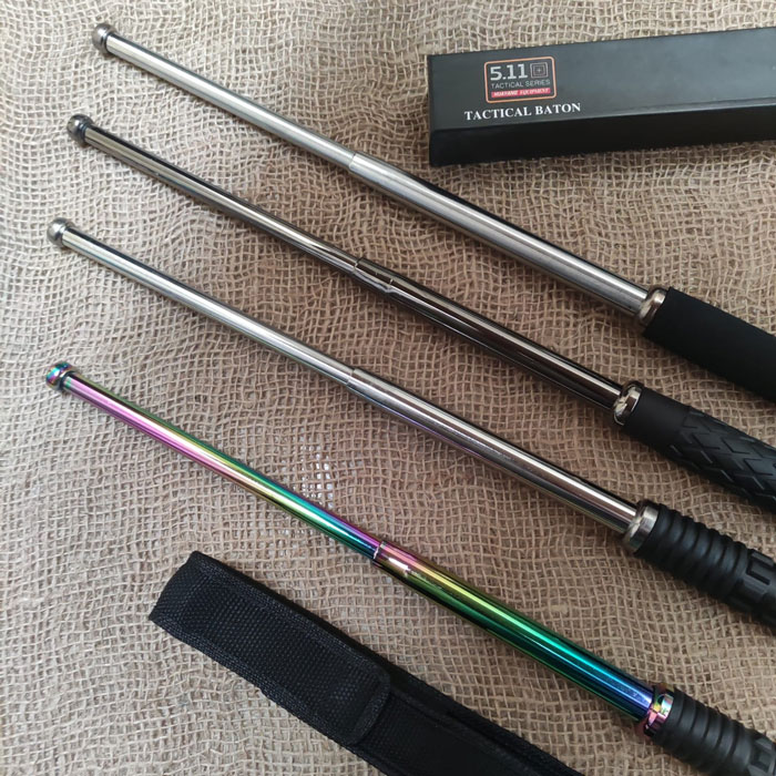 Self Defense Expandable Telescopic Security Folding Baton Stick 26 Inches