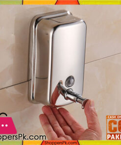 Wesda Stainless Steel Wall Mounted Bathroom Liquid Soap Dispenser 1000ml