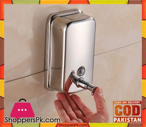 Wesda Stainless Steel Wall Mounted Bathroom Liquid Soap Dispenser 1000ml