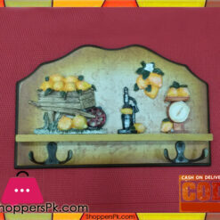 Wall Hanging Keys Holder Wooden 4 Hook