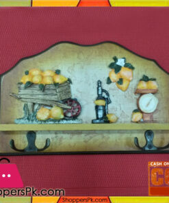 Wall Hanging Keys Holder Wooden 4 Hook