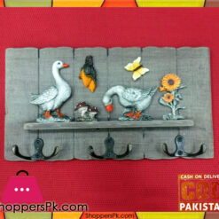 Wall Hanging Keys Holder Wooden 6 Duck