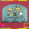 Wall Hanging Keys Holder Wooden 6 Fruit Trolley