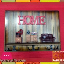 Wall Hanging Keys Holder Wooden 6 Hook Home