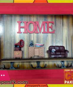 Wall Hanging Keys Holder Wooden 6 Hook Home